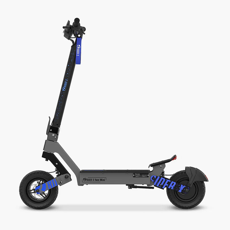 RIDER X RACE MINI – קורקינט קטן, ביצועים גדולים
הקורקינט החשמלי שיעניק לך חוויית רכיבה מפתיעה – עם סוללת 48V/13aוטווח של עד 35 ק"מ, הוא אידיאלי לנסיעות יומיומיות בעיר.
צמיגים בגודל 10 אינץ' ליציבות מושלמת, משקל קל של 25 ק"ג לתמרון נוח, לבטיחות מקסימלית.
ע